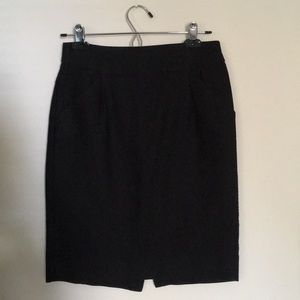 J. Crew black pencil skirt